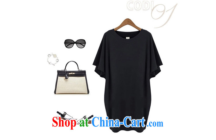 Korea was in accordance with 2015 mm thick beauty dress with thick sister summer, long, short-sleeved T-shirt black 5 XL pictures, price, brand platters! Elections are good character, the national distribution, so why buy now enjoy more preferential! Health