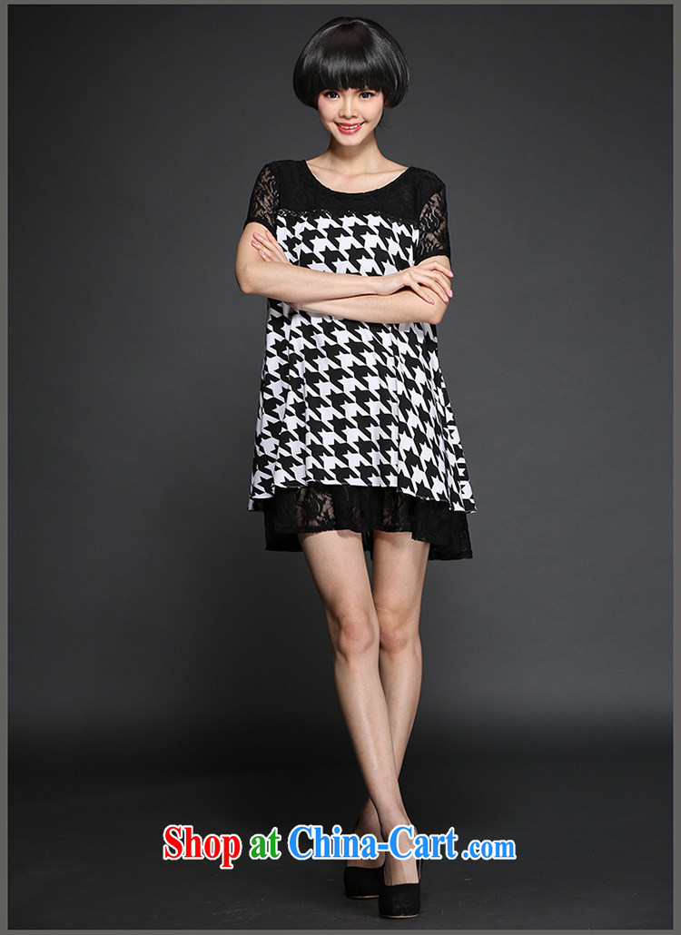 Staff of 200 jack on the Fertilizer XL women mm thick spring and summer with Korean lace stitching short-sleeved loose dress 2877 black and white the code 3 160 XL about Jack pictures, price, brand platters! Elections are good character, the national distribution, so why buy now enjoy more preferential! Health