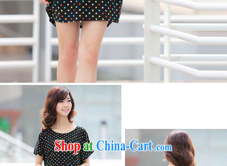 2015 LRWY new, larger waves, short-sleeve dress girls summer ultra loose the fat and skyline, the hem short skirts, older mothers with maternity dress black, code (for 90 jack - 160 catties MM) pictures, price, brand platters! Elections are good character, the national distribution, so why buy now enjoy more preferential! Health