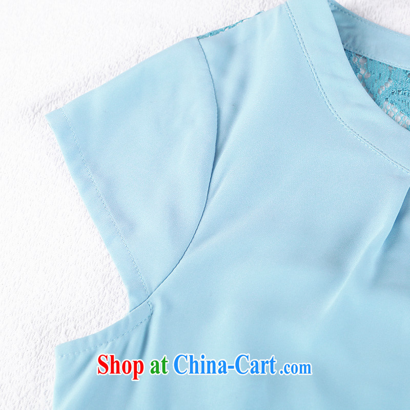 Of 200 Of The jack is indeed increasing, female fat mm summer short-sleeve has been the Graphics thin ice woven dresses 2882 light blue large code 5 200 XL about Jack, and Director (Smeilovly), online shopping