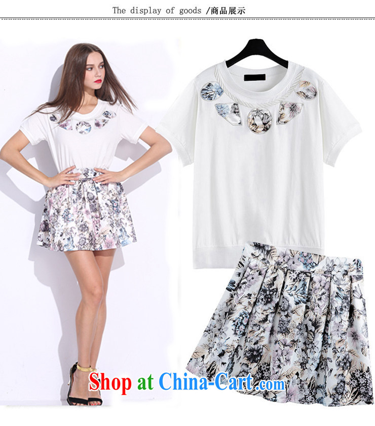 My hair and clothing spring 2015 new, the United States and Europe, female weight 100 mm hem short skirt Kit white 4XL (155 - 170 ) jack pictures, price, brand platters! Elections are good character, the national distribution, so why buy now enjoy more preferential! Health