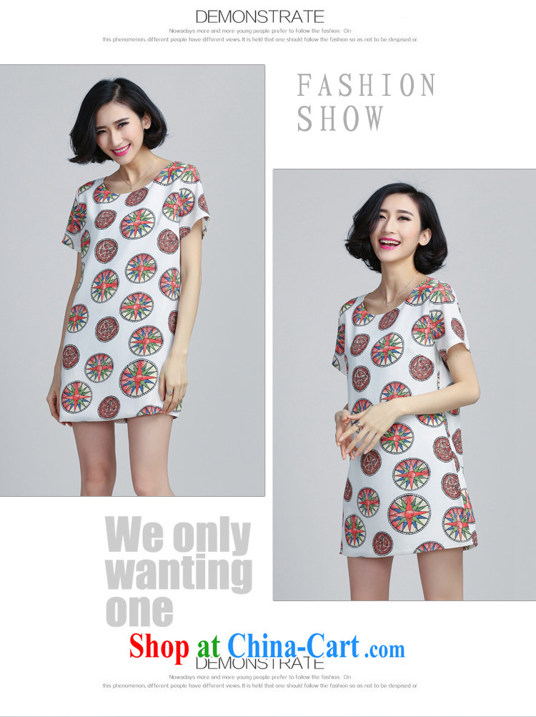 Shi Tao, summer 2015 with large, thick snow MM woven retro stamp dresses 8074 white 5 XL pictures, price, brand platters! Elections are good character, the national distribution, so why buy now enjoy more preferential! Health