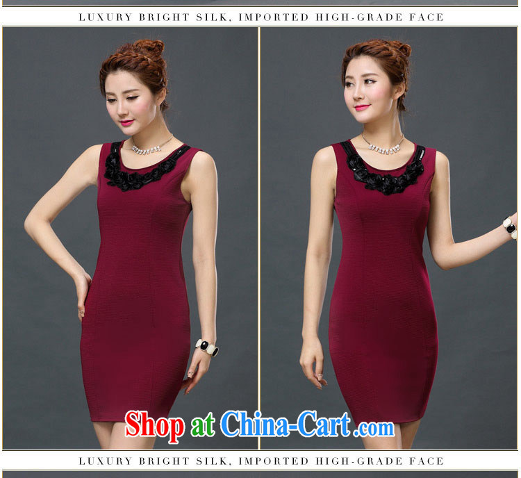 In particular, China , 2015 spring and summer new women video thin-waist cultivating solid sleeveless large, female vest skirt 6917 white XXXXL pictures, price, brand platters! Elections are good character, the national distribution, so why buy now enjoy more preferential! Health
