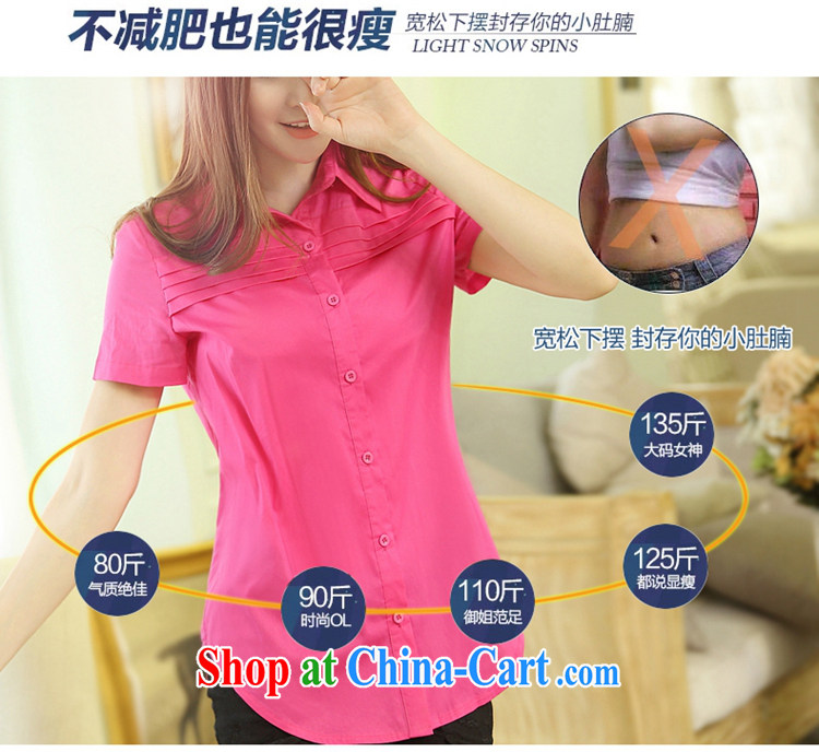 ZORMO 2015 summer, the Korean version of the greater code shirt girls arc, with thick mm increased leisure shirt Summer of red 6 XL pictures, price, brand platters! Elections are good character, the national distribution, so why buy now enjoy more preferential! Health
