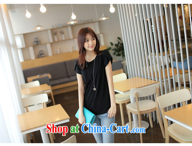 Julie M to 2015 summer New solid color with large, short-sleeved shirt T solid shirt Ladies black 8811 XXL pictures, price, brand platters! Elections are good character, the national distribution, so why buy now enjoy more preferential! Health