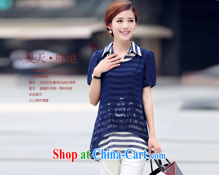 100 Li film 2015 summer new, larger snow woven vest over short-sleeved shirt two-piece blue XL pictures, price, brand platters! Elections are good character, the national distribution, so why buy now enjoy more preferential! Health