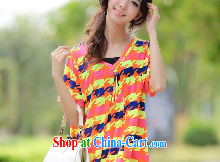 LRWY summer 2015 the code female new, personalized striped short-sleeved dresses thick MM the fertilizer and ultra-liberal 200 Jack dresses maternity dress picture color codes - For 100 jack - 200 catties MM pictures, price, brand platters! Elections are good character, the national distribution, so why buy now enjoy more preferential! Health