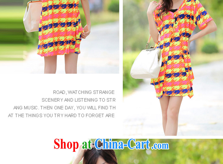 LRWY summer 2015 the code female new, personalized striped short-sleeved dresses thick MM the fertilizer and ultra-liberal 200 Jack dresses maternity dress picture color codes - For 100 jack - 200 catties MM pictures, price, brand platters! Elections are good character, the national distribution, so why buy now enjoy more preferential! Health