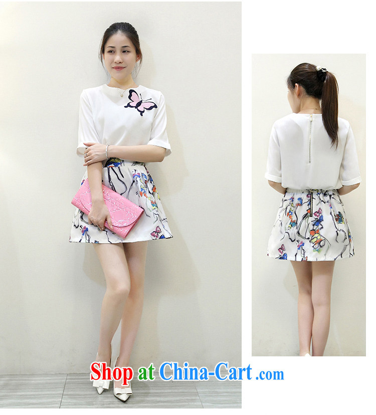 Purple long-mm thick new two-piece summer Korean version the Code women stylish graphics thin ice woven shirts T-shirt + stamp body skirt 1613 #3 XL 150 - 160 Jack left and right pictures, price, brand platters! Elections are good character, the national distribution, so why buy now enjoy more preferential! Health