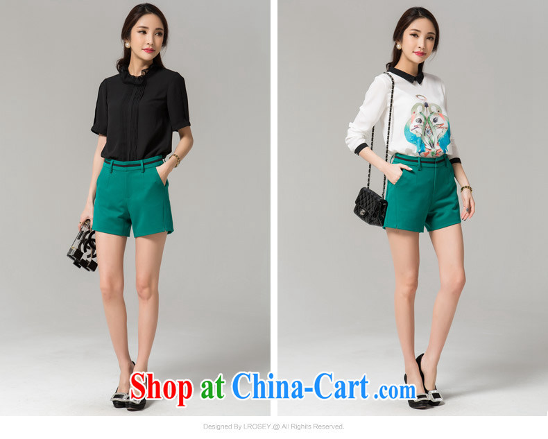 blue if the water increase, women 2015 spring new thick MM Korean minimalist beauty lounge has been shorts and large green code XXXXL pictures, price, brand platters! Elections are good character, the national distribution, so why buy now enjoy more preferential! Health
