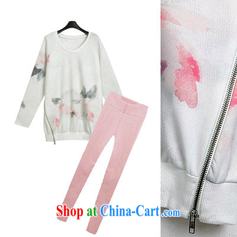RN Spring and Autumn 2015 new package the code thick 200 Jack female long-sleeved Europe the larger graphics thin stamp 2014 the European site picture color XXXXXL = 175 - 200 jack, RuNa, shopping on the Internet