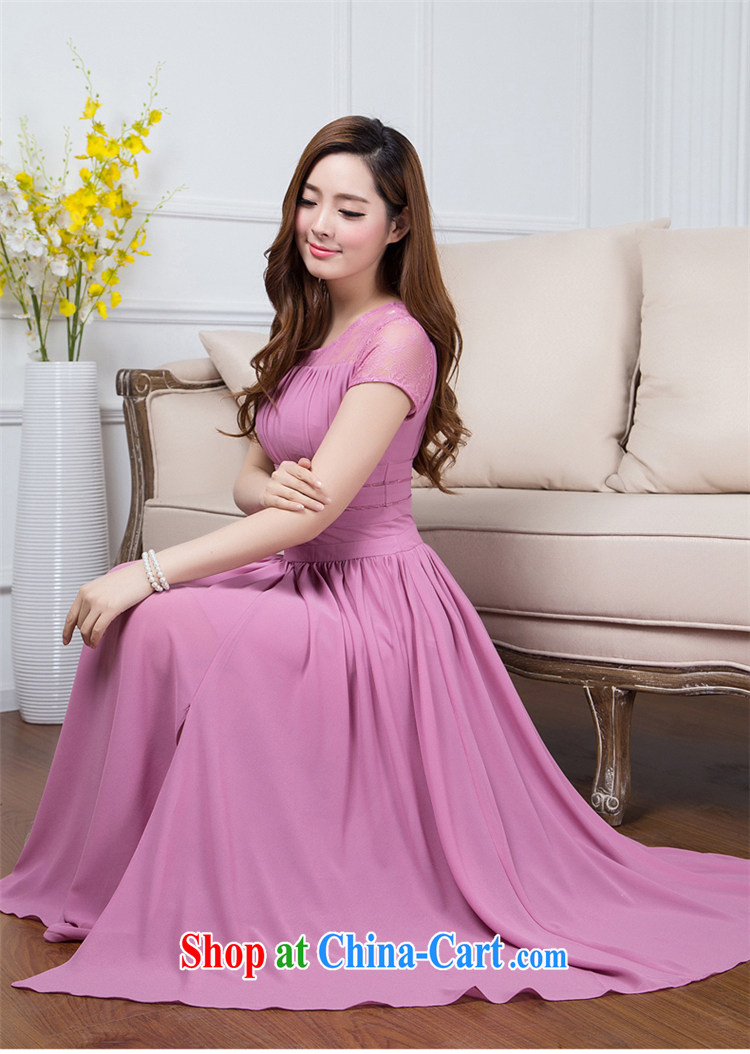 2015 new summer, long, short-sleeved snow woven long skirt bohemian dress girls summer beach dress summer dress the code blue L pictures, price, brand platters! Elections are good character, the national distribution, so why buy now enjoy more preferential! Health