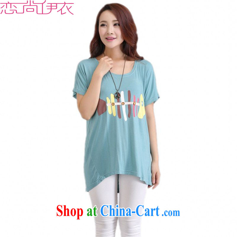 The delivery package as soon as possible by the hypertrophy, summer T shirts 2015 new short-sleeved T-shirt, long, loose video thin thin, generation, T shirt T-shirt dark blue XL approximately 120 - 140 jack, land is still the garment, and shopping on the Internet