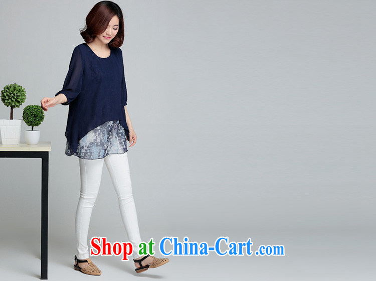 Who is Diana larger women mm thick summer leave of two in the long, snow-woven shirts female 7 cuff small T-shirt stamp T-shirt hidden cyan 4 XL (165 - 180 ) pictures, price, brand platters! Elections are good character, the national distribution, so why buy now enjoy more preferential! Health