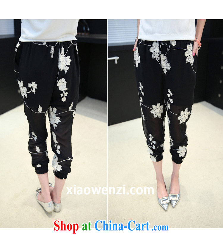 Kyung-hee-ko is the girl pants, pants 2015 spring new and indeed increase 200 Jack thick snow MM woven graphics thin female pants black 3 XL pictures, price, brand platters! Elections are good character, the national distribution, so why buy now enjoy more preferential! Health