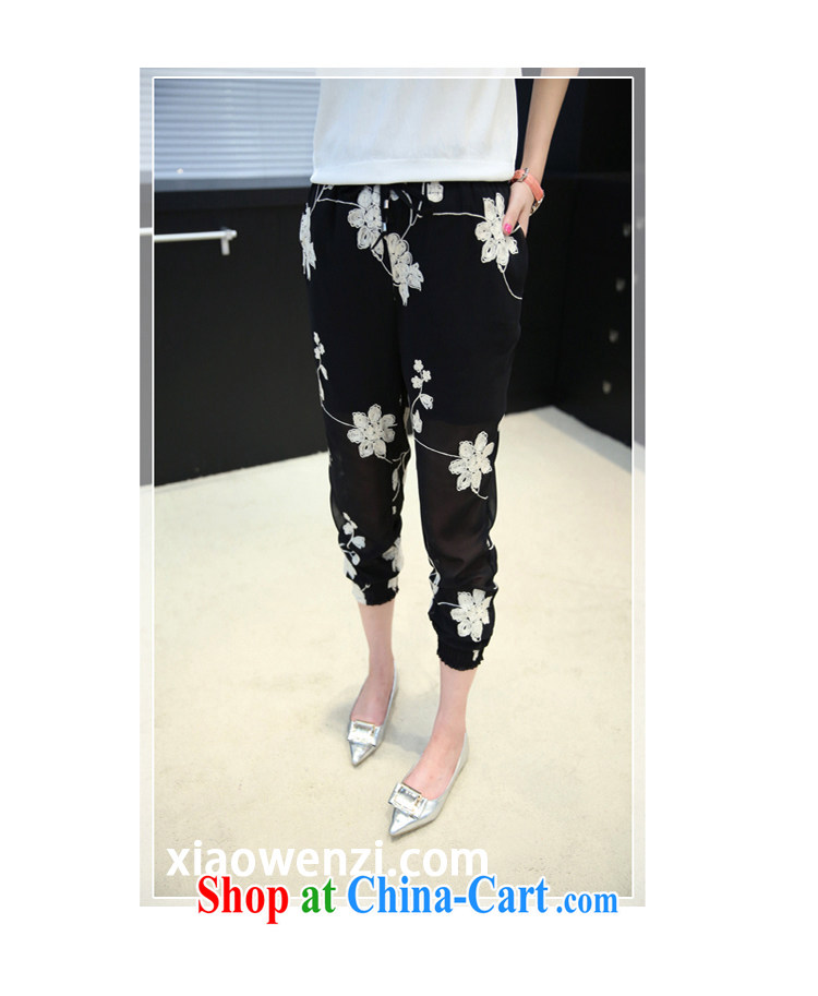 Kyung-hee-ko is the girl pants, pants 2015 spring new and indeed increase 200 Jack thick snow MM woven graphics thin female pants black 3 XL pictures, price, brand platters! Elections are good character, the national distribution, so why buy now enjoy more preferential! Health