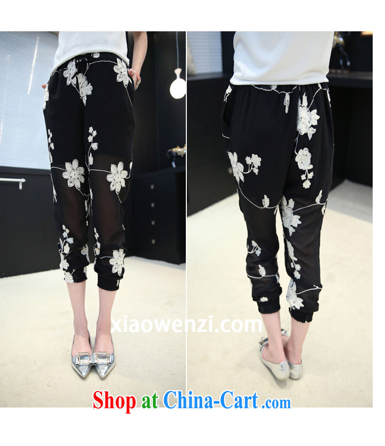 Kyung-hee-ko is the girl pants, pants 2015 spring new and indeed increase 200 Jack thick snow MM woven graphics thin female pants black 3 XL pictures, price, brand platters! Elections are good character, the national distribution, so why buy now enjoy more preferential! Health