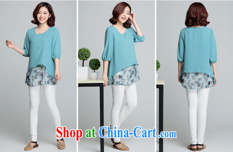 Also sin, summer 2015 new short-sleeved Korean version the code leave two long, snow-woven T-shirt girls blue 5 XL (180 - 195 ) pictures, price, brand platters! Elections are good character, the national distribution, so why buy now enjoy more preferential! Health