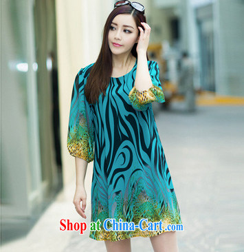 The line takes the Code women summer 2015 New Leisure, long, the Stamp Duty Code female elegant and stylish snow woven 7 cuff dress I 5 2521 sky 3 XL pictures, price, brand platters! Elections are good character, the national distribution, so why buy now enjoy more preferential! Health