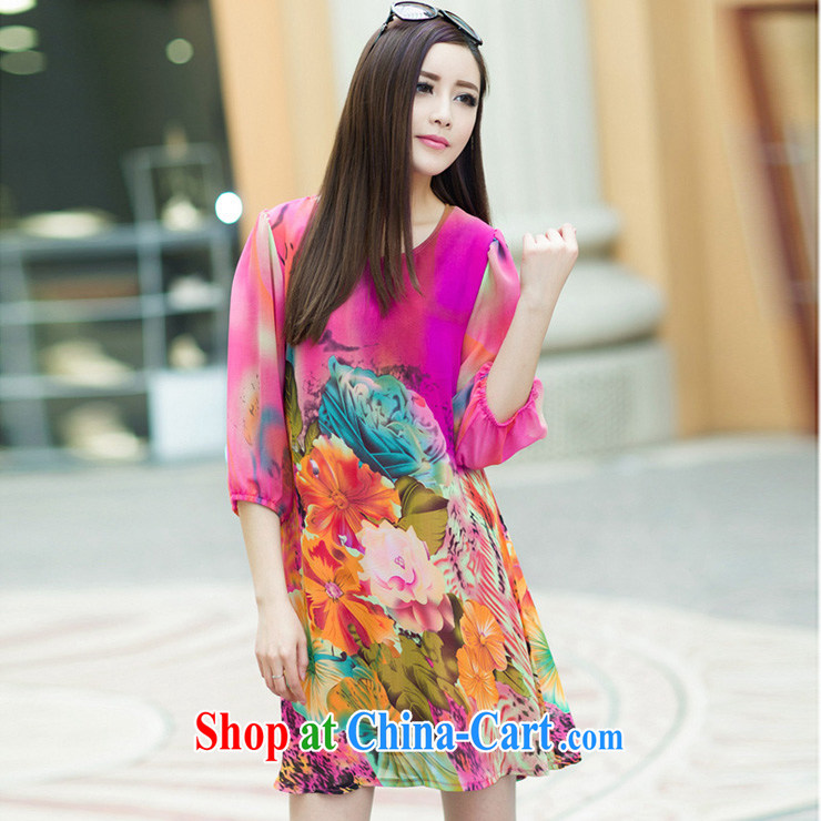 The line takes the Code women summer 2015 New Leisure, long, the Stamp Duty Code female elegant and stylish snow woven 7 cuff dress I 5 2521 sky 3 XL pictures, price, brand platters! Elections are good character, the national distribution, so why buy now enjoy more preferential! Health