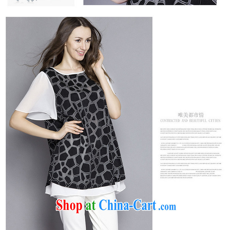 Replace-ting zhuangting fat people video thin summer 2015 the Code women high-end European and American plus obesity sister short-sleeved snow spinning Netherlands 1029 black 5 XL pictures, price, brand platters! Elections are good character, the national distribution, so why buy now enjoy more preferential! Health