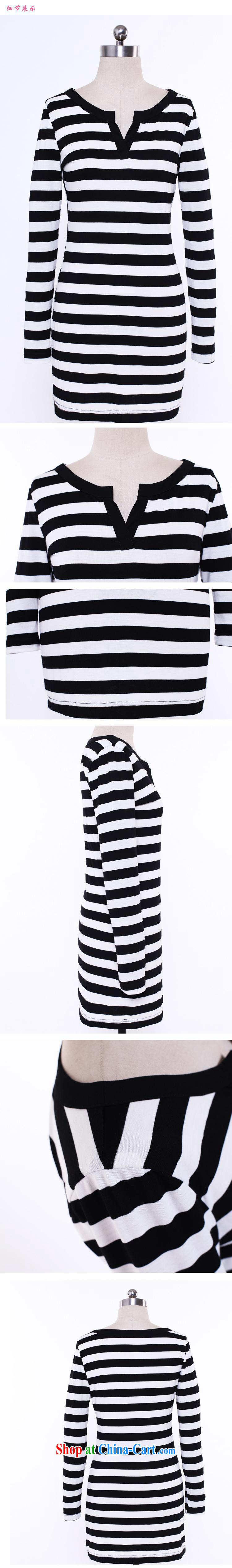 Spring 2015 new women who are decorated in stylish bar long, with solid shirt YBZJ 1332 black-and-white striped XL pictures, price, brand platters! Elections are good character, the national distribution, so why buy now enjoy more preferential! Health