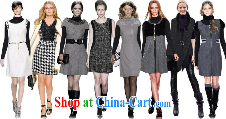 Women of 2015 workshop on the United States and Europe, female Autumn with new thick mm loose larger Ultra graphics thin knitted dresses 9823 gray XXXL pictures, price, brand platters! Elections are good character, the national distribution, so why buy now enjoy more preferential! Health