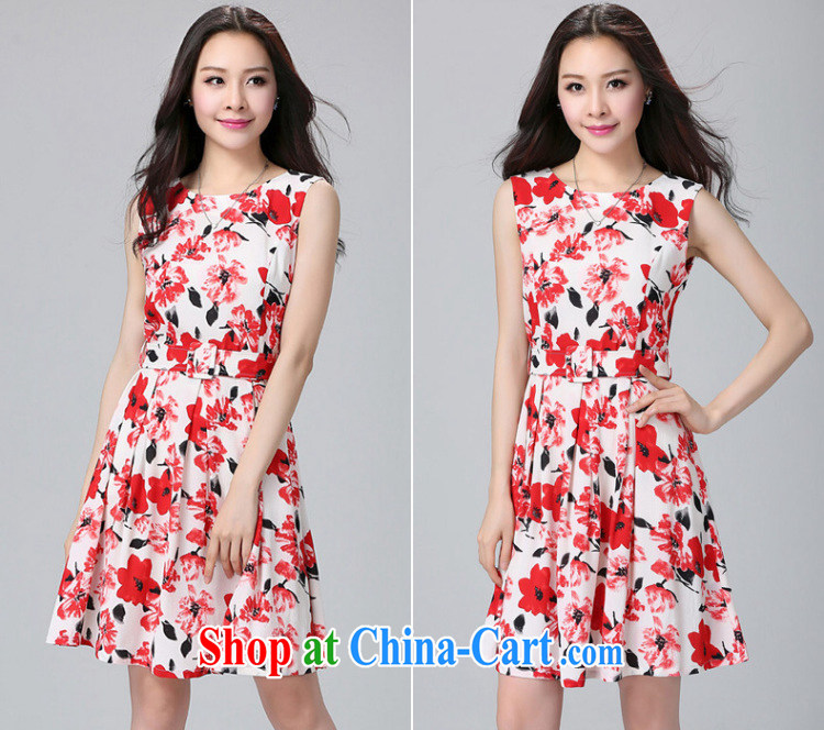mm thick summer maximum code dress code the dress stamp vest skirt summer 2015 new thick sister ~2201 poverty rose red XXXXL pictures, price, brand platters! Elections are good character, the national distribution, so why buy now enjoy more preferential! Health