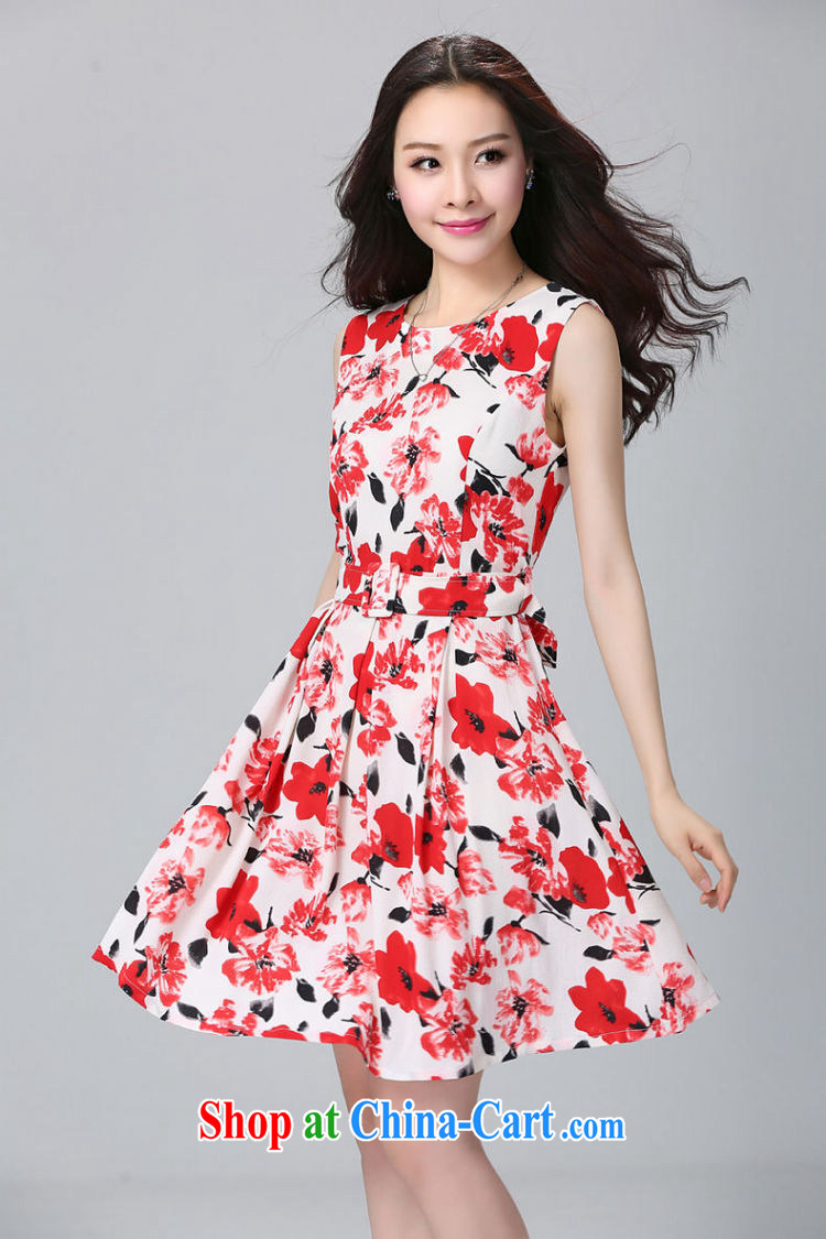 mm thick summer maximum code dress code the dress stamp vest skirt summer 2015 new thick sister ~2201 poverty rose red XXXXL pictures, price, brand platters! Elections are good character, the national distribution, so why buy now enjoy more preferential! Health