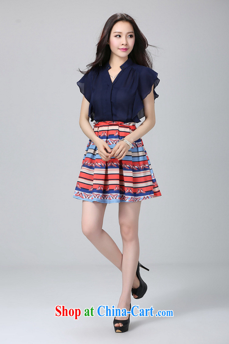 The fat XL female snow woven dresses 200 Jack mm thick summer thick sister summer 2015 new Korean version 2205 blue XXXXL pictures, price, brand platters! Elections are good character, the national distribution, so why buy now enjoy more preferential! Health