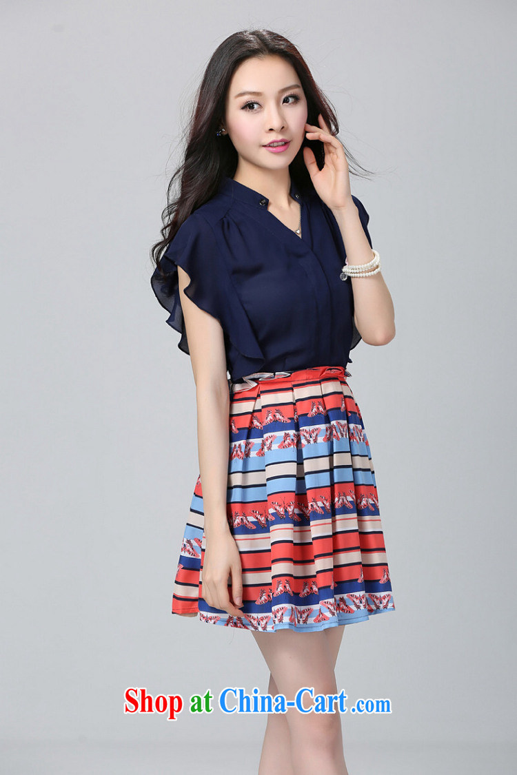 The fat XL female snow woven dresses 200 Jack mm thick summer thick sister summer 2015 new Korean version 2205 blue XXXXL pictures, price, brand platters! Elections are good character, the national distribution, so why buy now enjoy more preferential! Health