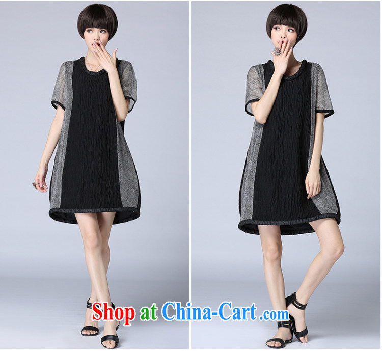 M poetry from 2015 spring and summer new, larger female dress relaxed dress light gray XXXXL pictures, price, brand platters! Elections are good character, the national distribution, so why buy now enjoy more preferential! Health