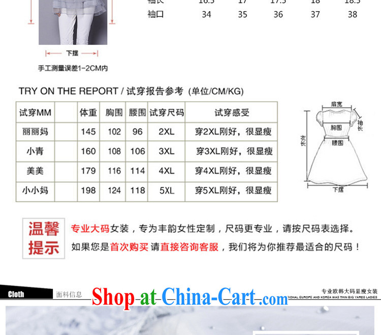 Replace-ting zhuangting fat people video thin summer 2015 the Code women with high-end European and American plus obesity sister short-sleeved European root Elizabeth lace shirt 669 silver 5 XL pictures, price, brand platters! Elections are good character, the national distribution, so why buy now enjoy more preferential! Health