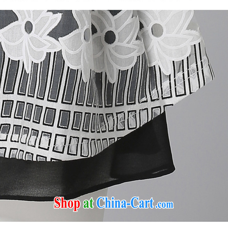 Replace-ting zhuangting fat people graphics thin summer 2015 the Code women with high-end European and American the obese sister short-sleeved snow spinning Netherlands 1028 pink XXXL, Ting (zhuangting), shopping on the Internet