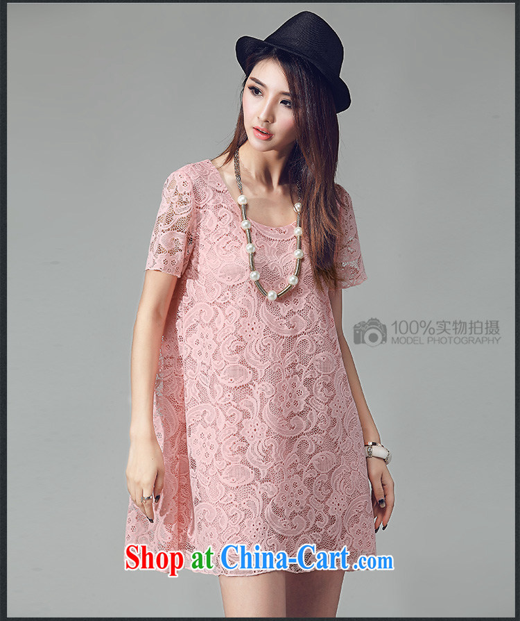 Jade her summer 2015 new stylish and elegant embroidery stamp duty Openwork lace dresses in Europe and loose video thin large code female A field dress shirt dark blue 2 XL (recommendations 130 - 145 jack) pictures, price, brand platters! Elections are good character, the national distribution, so why buy now enjoy more preferential! Health