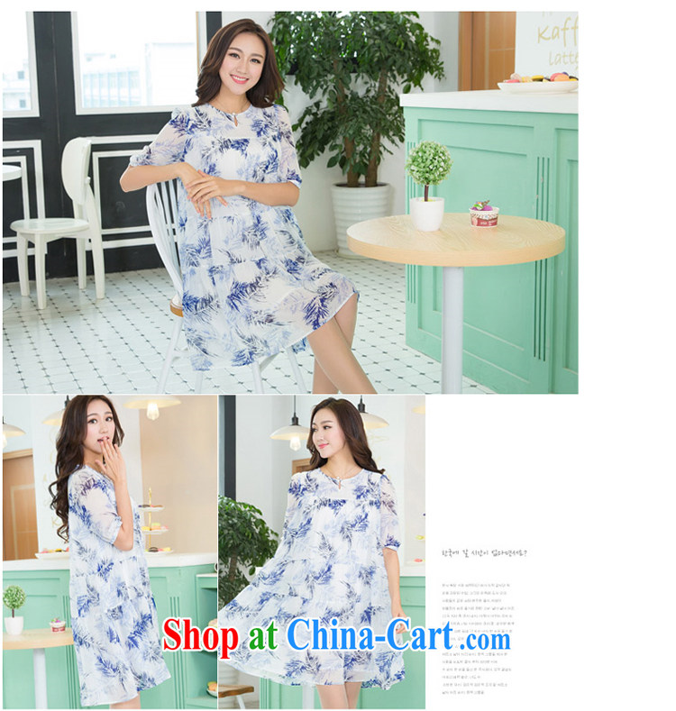 Huan Zhu Ge Ge Ge XL women 2015 spring and summer new emphasis on cultivating MM graphics thin high-quality emulation, stamp duty 100 hem short sleeves dress 5150 picture color 3XL pictures, price, brand platters! Elections are good character, the national distribution, so why buy now enjoy more preferential! Health