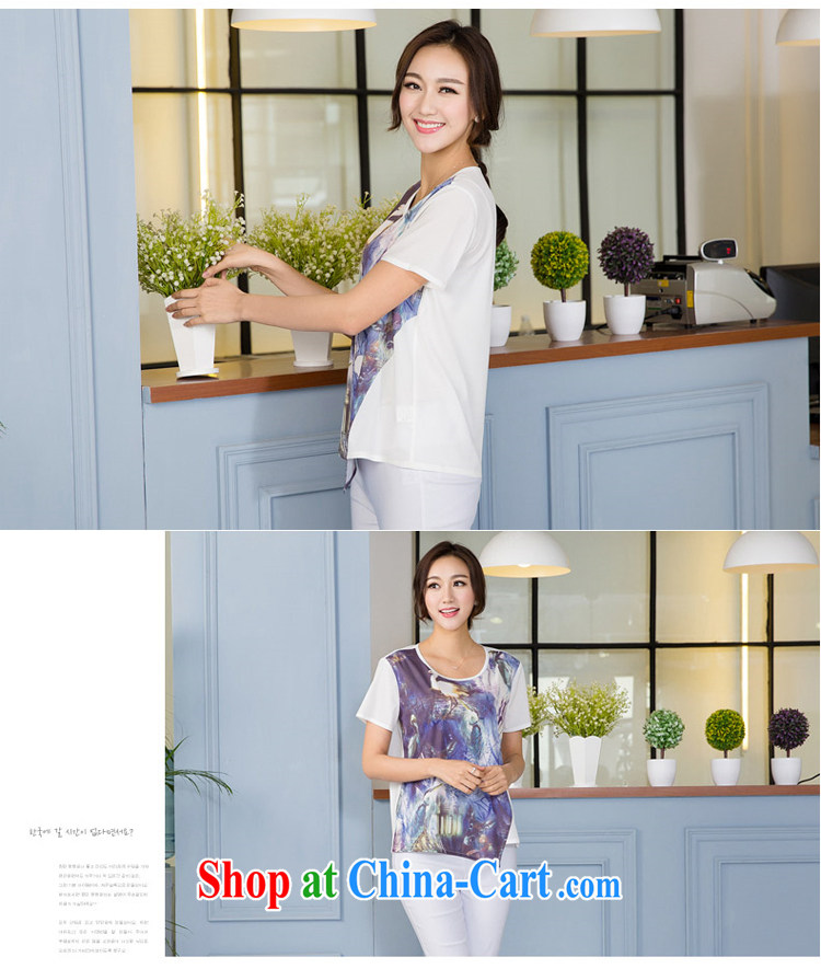 Huan Zhu Ge Ge Ge 2015 spring and summer New, and indeed increase, female fat mm video thin stamp short-sleeved T-shirt solid beauty T-shirt T-shirt woman X 5158 white 4XL pictures, price, brand platters! Elections are good character, the national distribution, so why buy now enjoy more preferential! Health