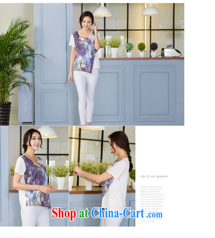 Huan Zhu Ge Ge Ge 2015 spring and summer New, and indeed increase, female fat mm video thin stamp short-sleeved T-shirt solid beauty T-shirt T-shirt woman X 5158 white 4XL pictures, price, brand platters! Elections are good character, the national distribution, so why buy now enjoy more preferential! Health