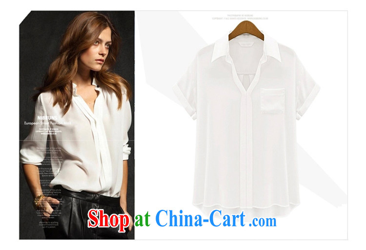 covered by snow in 2015 and indeed increase, female fat, Video thin, cultivating snow solid woven shirt short-sleeved T shirt shirts white XXXXXL pictures, price, brand platters! Elections are good character, the national distribution, so why buy now enjoy more preferential! Health
