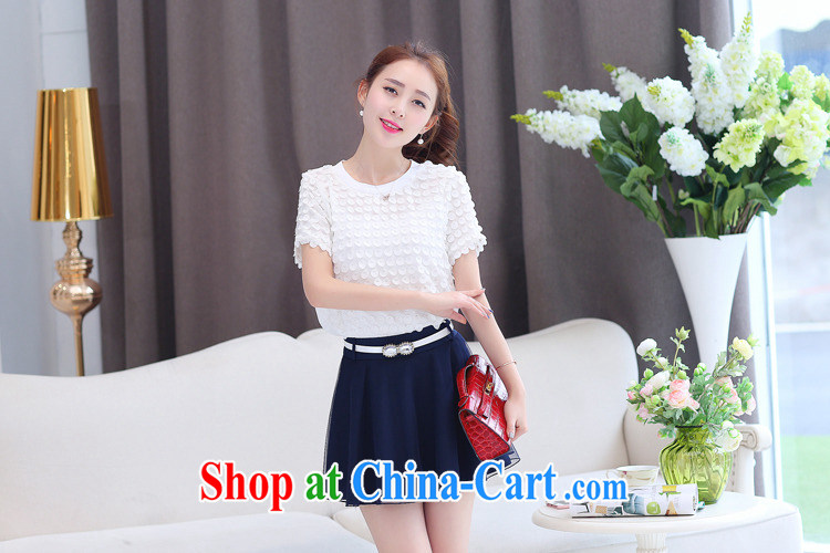 The Special Summer new Korean snow woven European root yarn skirt skirt pants two-piece with Lady round-collar cotton Ma short-sleeved T-shirt ladies white XXL pictures, price, brand platters! Elections are good character, the national distribution, so why buy now enjoy more preferential! Health