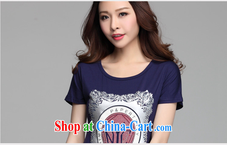 Tim thanks for 2015 summer new women with large Code T shirt short-sleeved long D 6618 flowers black XXXL pictures, price, brand platters! Elections are good character, the national distribution, so why buy now enjoy more preferential! Health