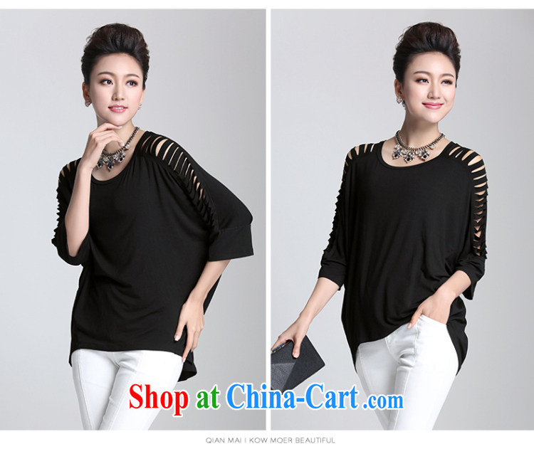 Slim, Mr Big, female 2015 summer new thick mm elegant cotton short-sleeved, long T pension female 952152913 black 3 XL pictures, price, brand platters! Elections are good character, the national distribution, so why buy now enjoy more preferential! Health