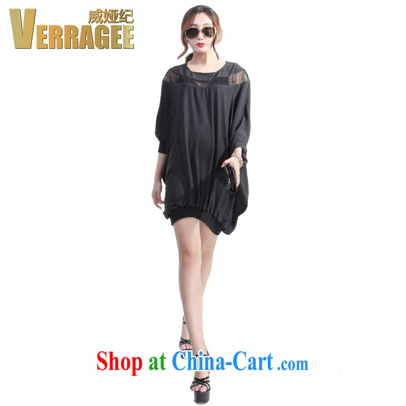 Julia Wei Ji/verragee 2015 spring and summer new European and American high-end leisure and sport activities, relaxed dress short skirt the Code women 59 H black, code, and Julia (verragee), online shopping