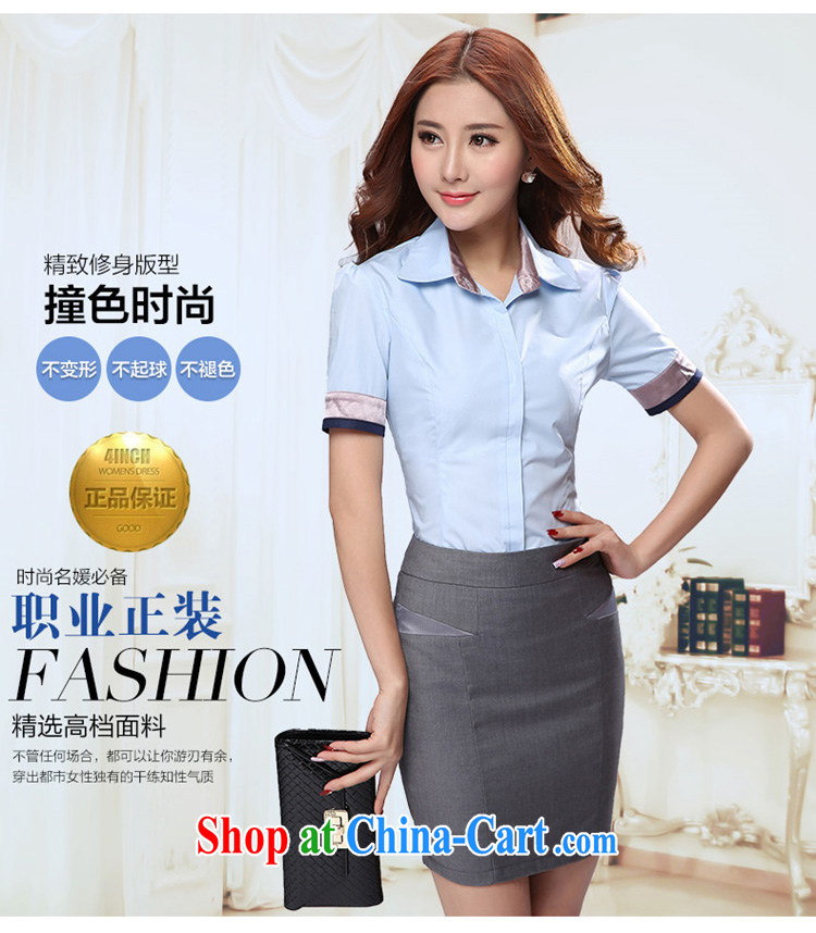 Mr. NAK , 2015 summer new female Korean attire short-sleeved women Workwear shirt women 0521 black skirt 3 XL pictures, price, brand platters! Elections are good character, the national distribution, so why buy now enjoy more preferential! Health