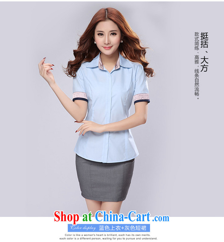 Mr. NAK , 2015 summer new female Korean attire short-sleeved women Workwear shirt women 0521 black skirt 3 XL pictures, price, brand platters! Elections are good character, the national distribution, so why buy now enjoy more preferential! Health