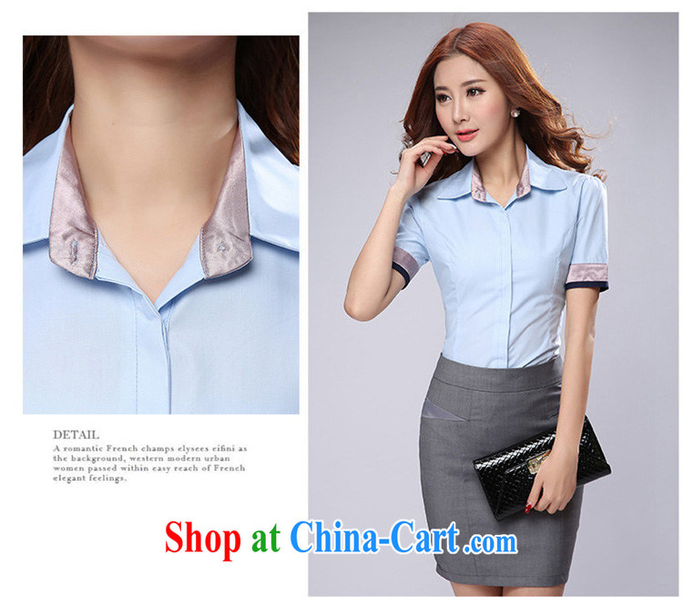 Mr. NAK , 2015 summer new female Korean attire short-sleeved women Workwear shirt women 0521 black skirt 3 XL pictures, price, brand platters! Elections are good character, the national distribution, so why buy now enjoy more preferential! Health