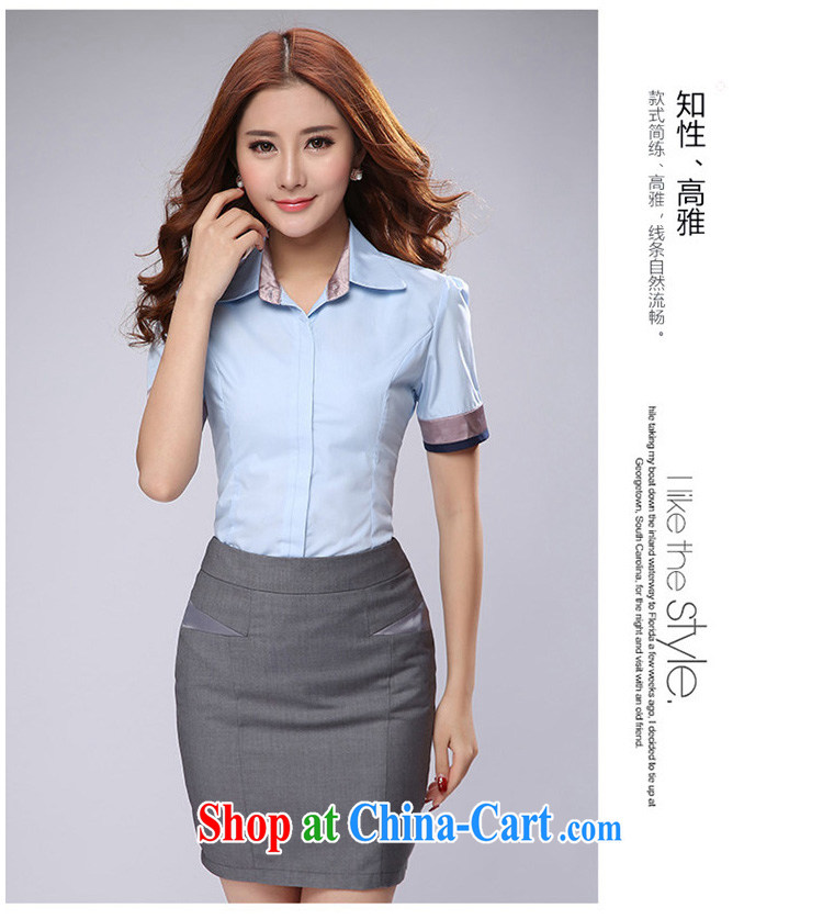 Mr. NAK , 2015 summer new female Korean attire short-sleeved women Workwear shirt women 0521 black skirt 3 XL pictures, price, brand platters! Elections are good character, the national distribution, so why buy now enjoy more preferential! Health