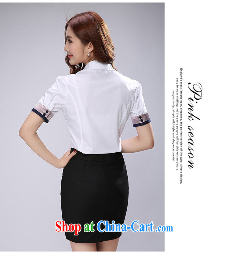 Mr. NAK , 2015 summer new female Korean attire short-sleeved women Workwear shirt women 0521 black skirt 3 XL pictures, price, brand platters! Elections are good character, the national distribution, so why buy now enjoy more preferential! Health