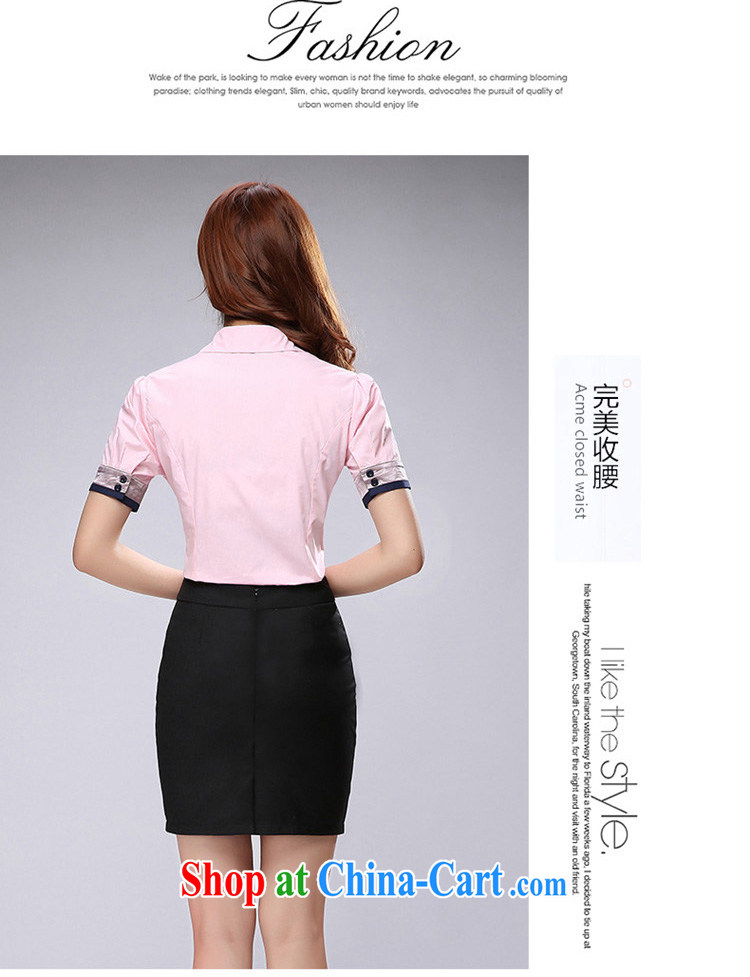 Mr. NAK , 2015 summer new female Korean attire short-sleeved women Workwear shirt women 0521 black skirt 3 XL pictures, price, brand platters! Elections are good character, the national distribution, so why buy now enjoy more preferential! Health