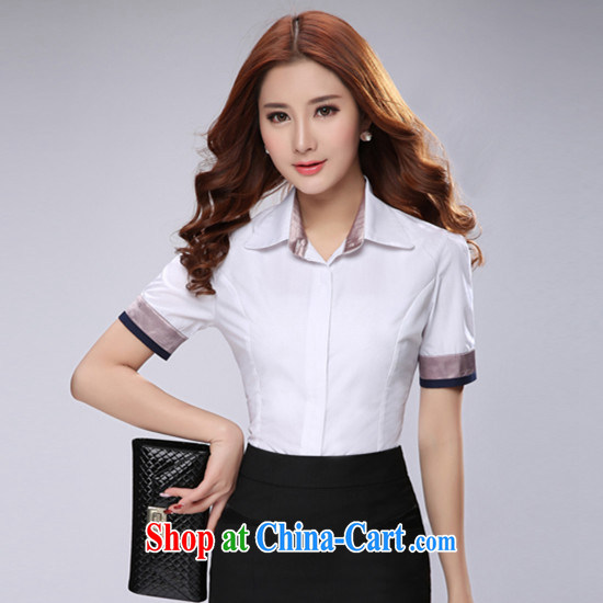 Mr. NAK , 2015 summer new female Korean attire short-sleeved women Workwear shirt women 0521 black skirt 3 XL pictures, price, brand platters! Elections are good character, the national distribution, so why buy now enjoy more preferential! Health